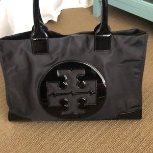 Tory Burch Ella Tote - Patent Black